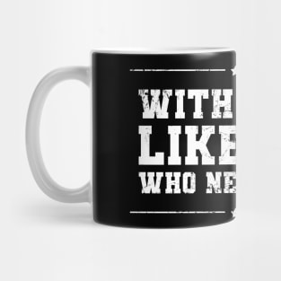 With A Body Like This Who Needs Hair Funny Bald Fathers Day Mug